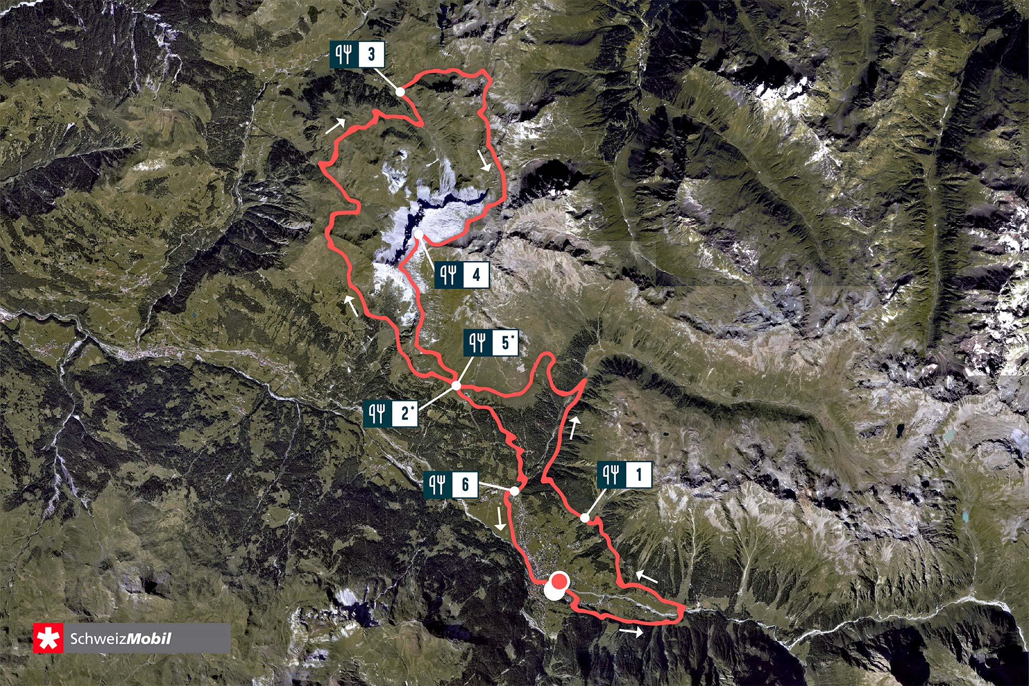 Madrisa Trail Klosters — T54 Trail Map