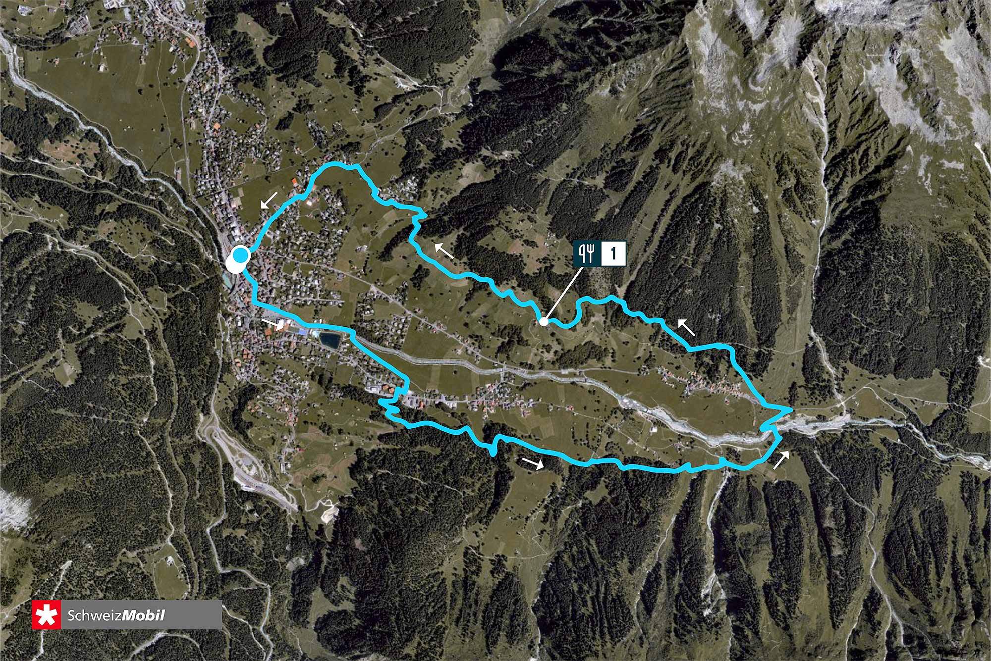 Madrisa Trail Klosters — T11 Trail Map