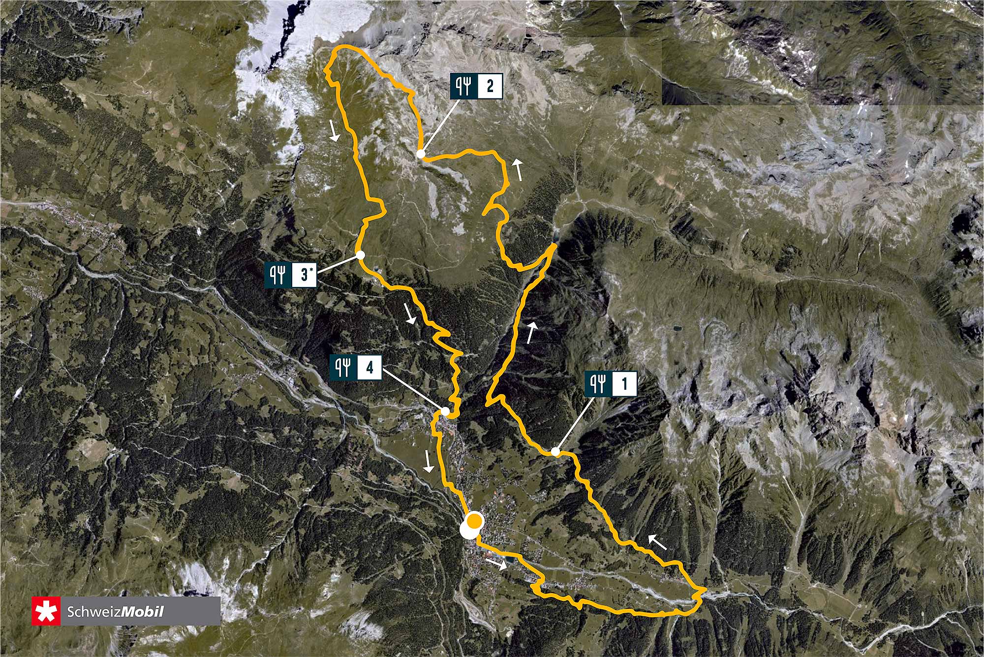 Madrisa Trail Klosters — T33 Trail Map